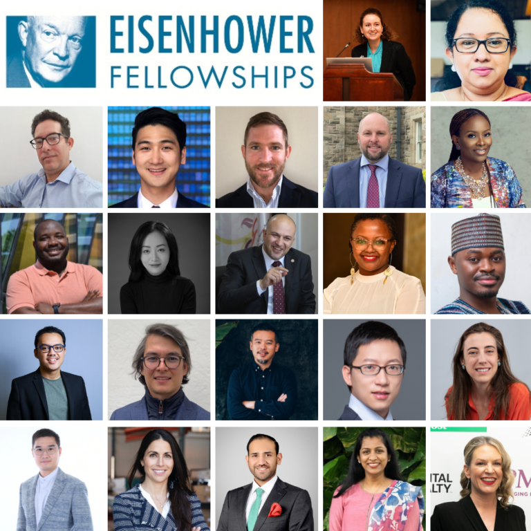 For 2024 Global Program Fellows Eisenhower Fellowships